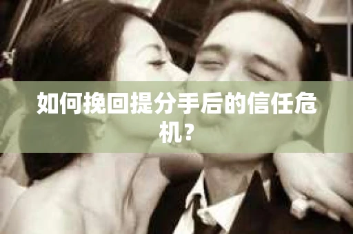 如何挽回提分手后的信任危机? 如何挽回提分手后的信任危机?