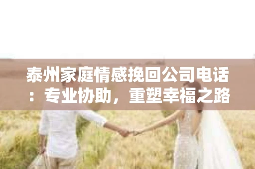 泰州家庭情感挽回公司电话：专业协助，重塑幸福之路