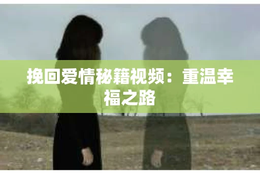 挽回爱情秘籍视频：重温幸福之路