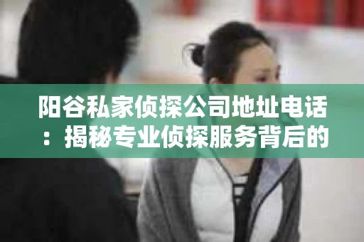 阳谷私家侦探公司地址电话：揭秘专业侦探服务背后的故事