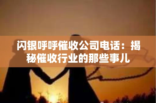 闪银呼呼催收公司电话：揭秘催收行业的那些事儿