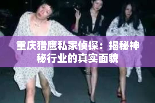 重庆猎鹰私家侦探：揭秘神秘行业的真实面貌