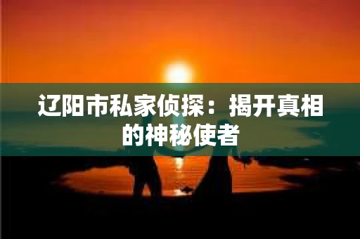 辽阳市私家侦探：揭开真相的神秘使者