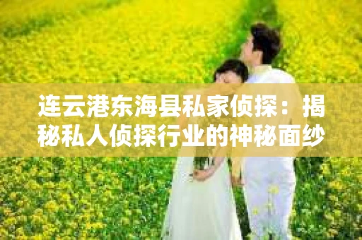 连云港东海县私家侦探：揭秘私人侦探行业的神秘面纱