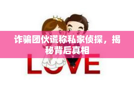诈骗团伙谎称私家侦探，揭秘背后真相