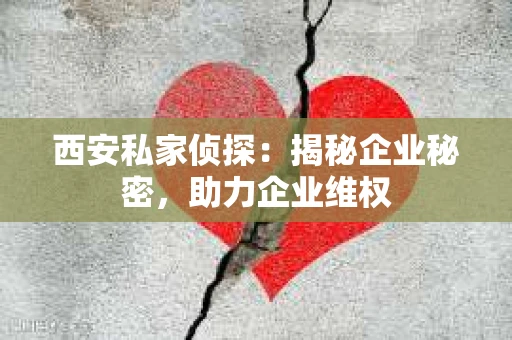 西安私家侦探：揭秘企业秘密，助力企业维权