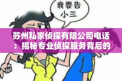 苏州私家侦探有限公司电话：揭秘专业侦探服务背后的故事
