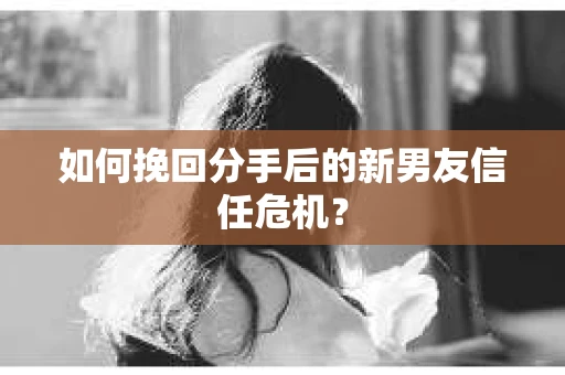 如何挽回分手后的新男友信任危机？