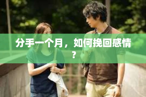 分手一个月，如何挽回感情？