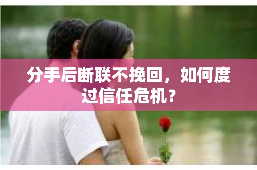 分手后断联不挽回，如何度过信任危机？