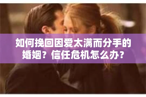 如何挽回因爱太满而分手的婚姻?信任危机怎么办? 如何挽回因爱太满而分手的婚姻?信任危机怎么办?