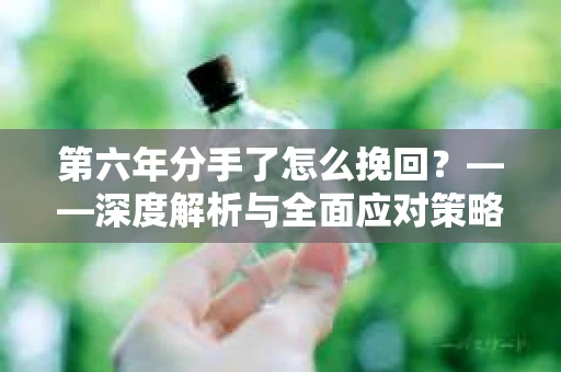 第六年分手了怎么挽回？——深度解析与全面应对策略
