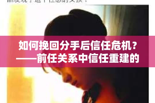 如何挽回分手后信任危机？——前任关系中信任重建的实用指南
